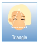Triangle (Base Down) Face